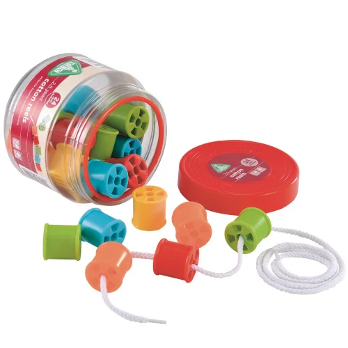 ELC  Խաղալիք գունավոր պտուտակներ թելով, տարիք՝ 2-5 տարեկան
