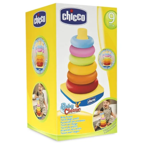 Chicco խաղալիք-բուրգ «Օղակներ» 9+ ամսական