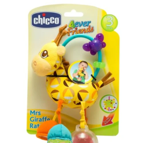 Chicco խաղալիք-կրծիչ «ընձուղտ» 3+ ամսական