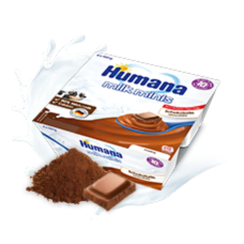 Humana շոկոլադե  պուդինգ 4*100 գր