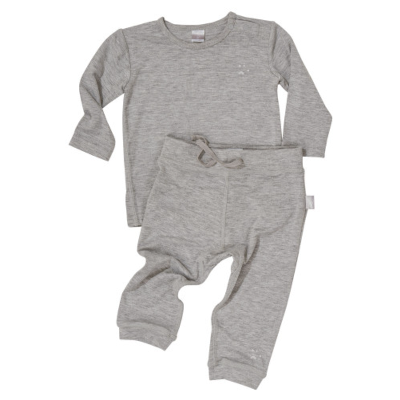 Picci հագուստի հավաքածու՝ տաբատ և շապիկ, 3-6 ամսական, մոխրագույն