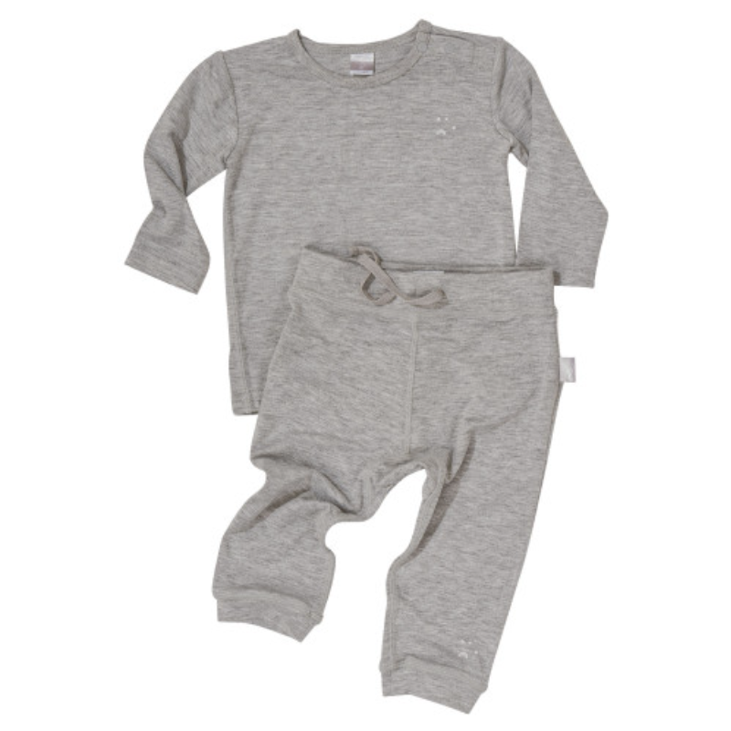 Picci հագուստի հավաքածու՝ տաբատ և շապիկ, 6-12 ամսական, մոխրագույն