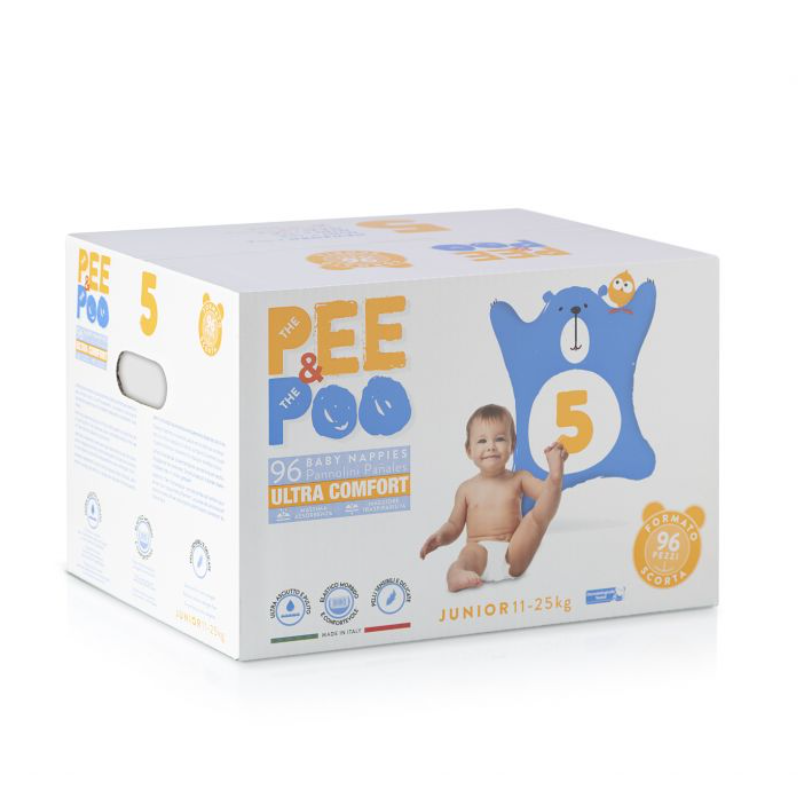 Prenatal տակդիր PEE&POO Junior, 96 հատ., չափսը՝ 5, 11-25 կգ.