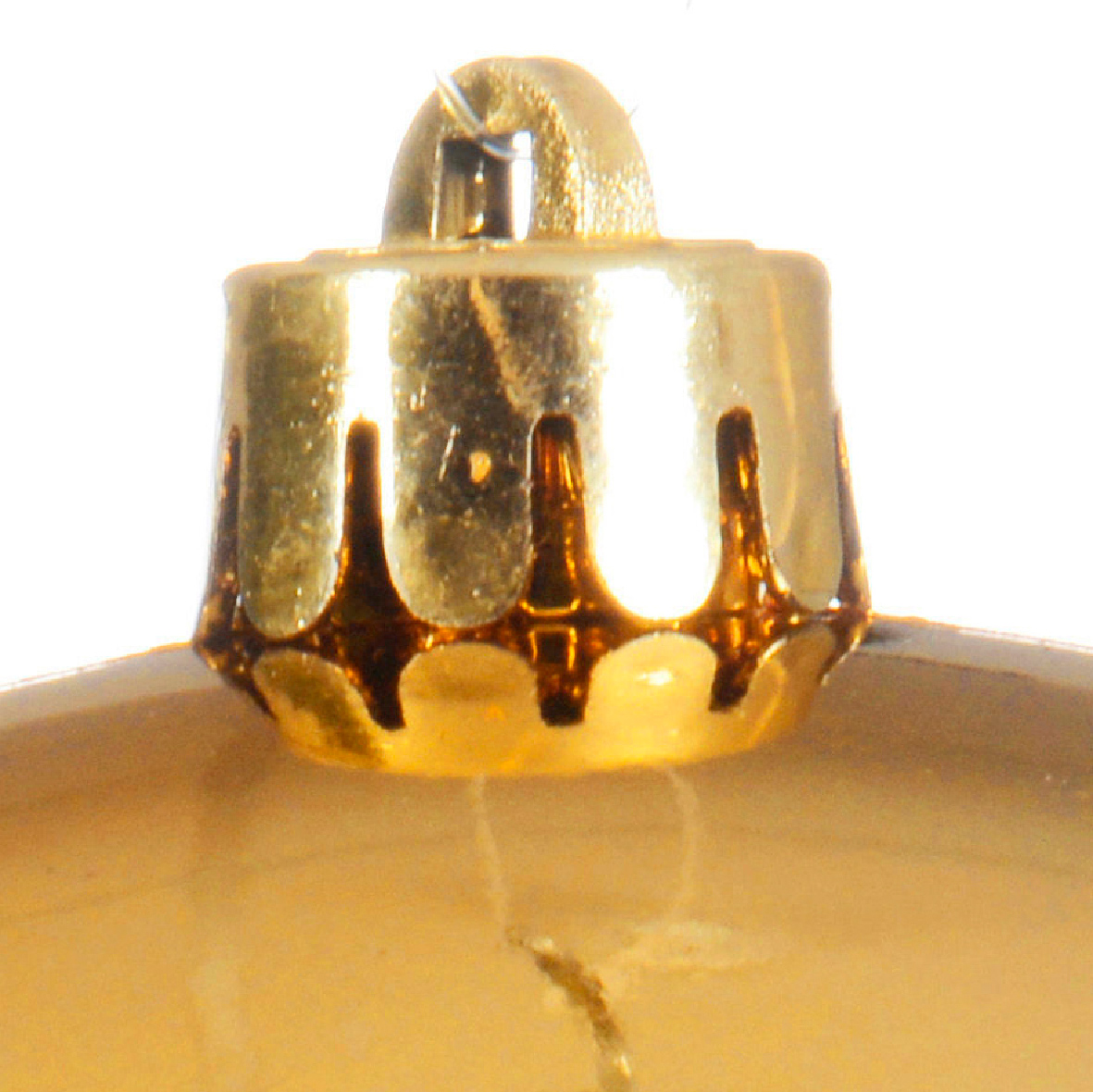 Տոնածառի խաղալիք, light gold, 200 մմ