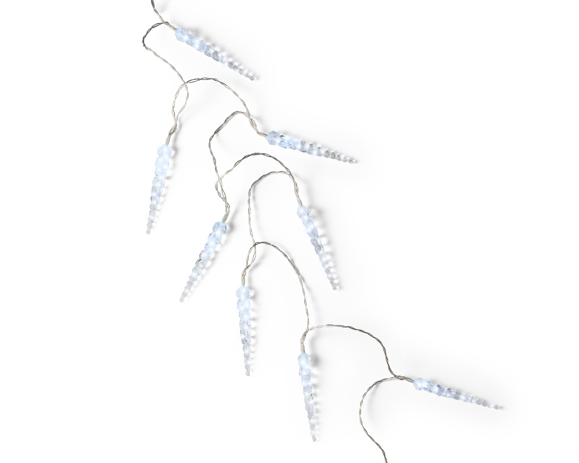 Սառցալուլա լույս, 4.6մ, 24 LED, transparent/cool white