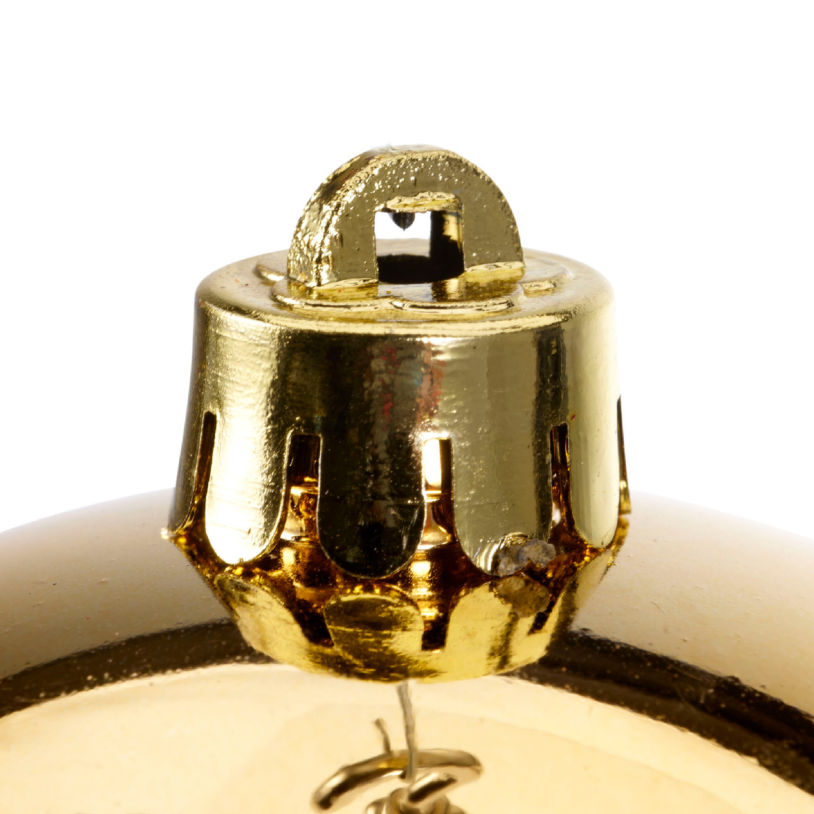 Տոնածառի խաղալիք light gold,100մմ