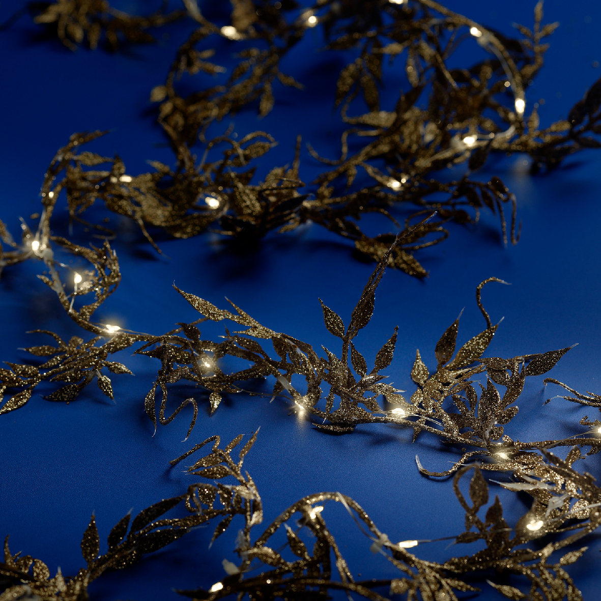 Տոնածառի ձևավորման ճյուղ լույսով silver/warm white 150սմ