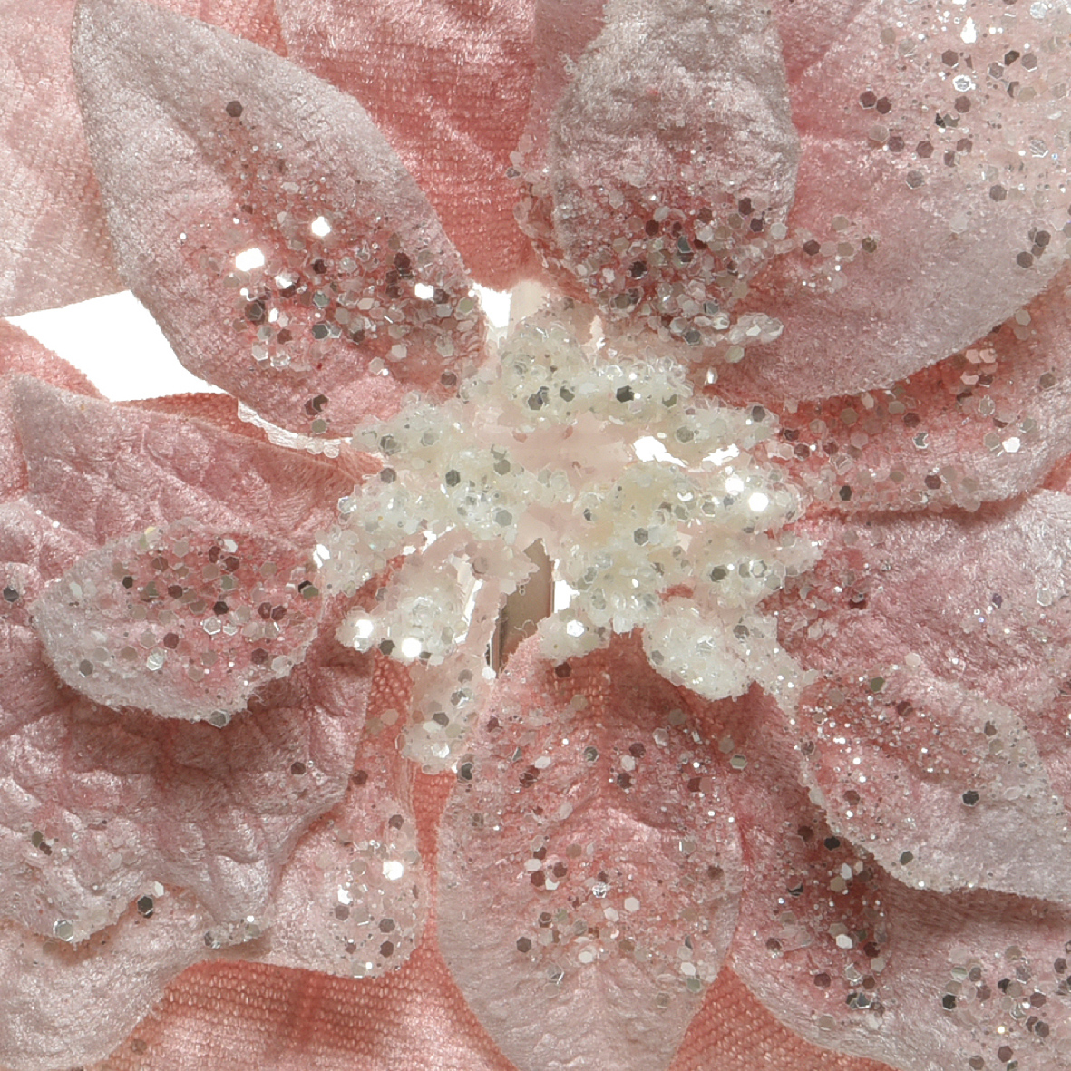 Ամանորյա ծաղիկ blush pink, 26x7սմ