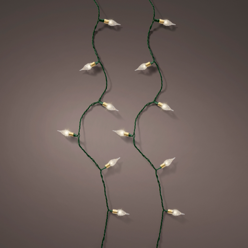 Տոնածառի լույս, 24մ, 240 LED, green/warm white