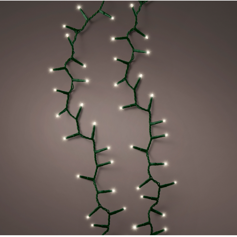 Տոնածառի լույս, 11մ, 500 LED, green/warm white