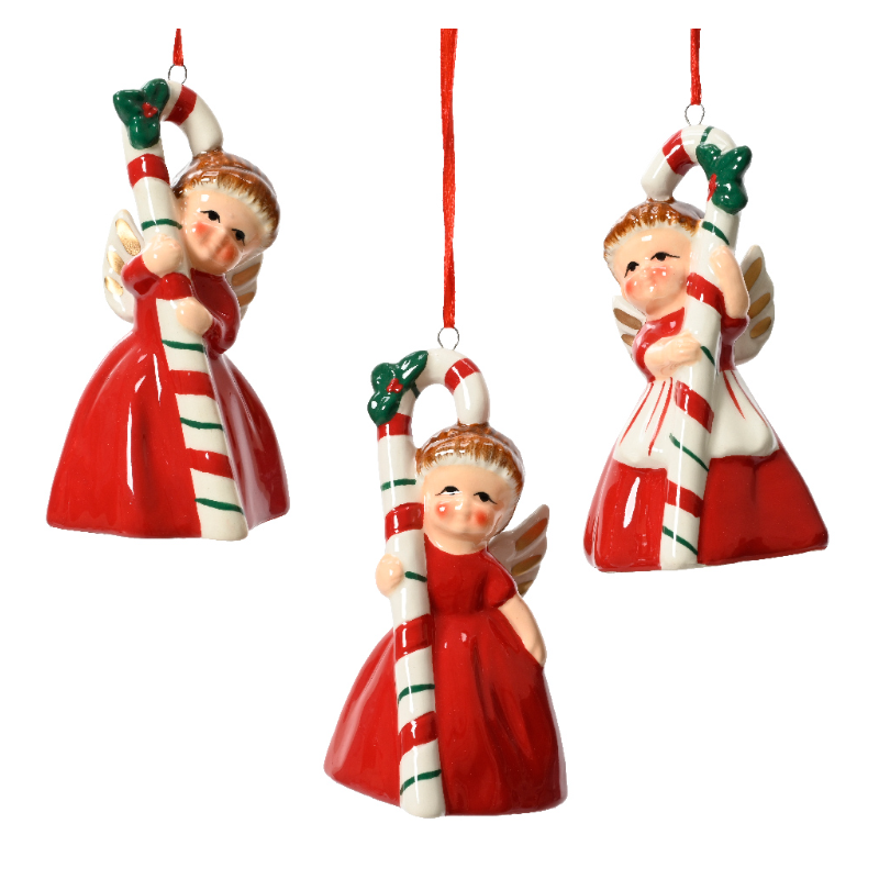 Տոնածառի խաղալիք հրեշտակ կոնֆետով 11սմ