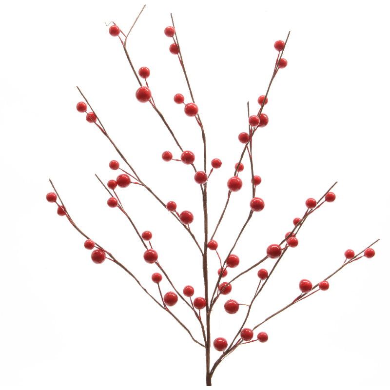 Կարմիր հատապտուղներով ճյուղ, 55սմ