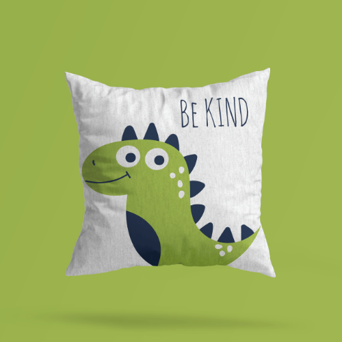 Dinosaur pillow k/c