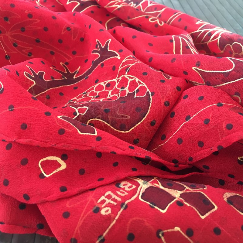 Pomegranate, handmade, batik scarves Նռնենի, Նուռ, Հայկական մետաքս, ձեռքի աշխատանք, բատիկ,handmade, accessories,
