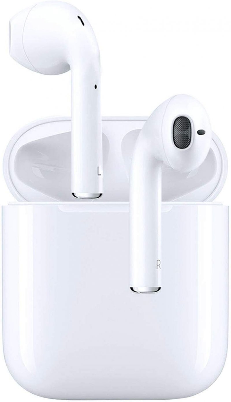 BDKING Wireless Headset, Wireless Headphones,Hands-Free Calling Earphones Driving Earbuds Built-in-Mic&Charging Case Compatible phoneX/8/7 White G05