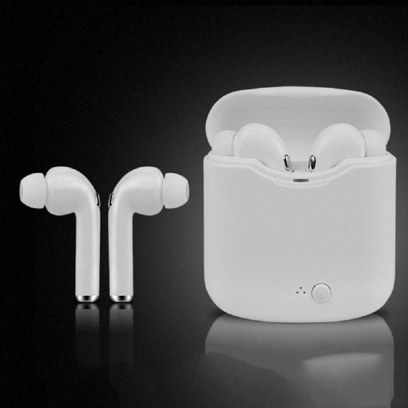 Wireless Earbuds Bluetooth Headphones Sweatproof Sports with Headset Charging Case Mini Size HD Stereo in-Ear Noise Canceling Earphones with Mic for Phone iOS Android Smart Phone-KT