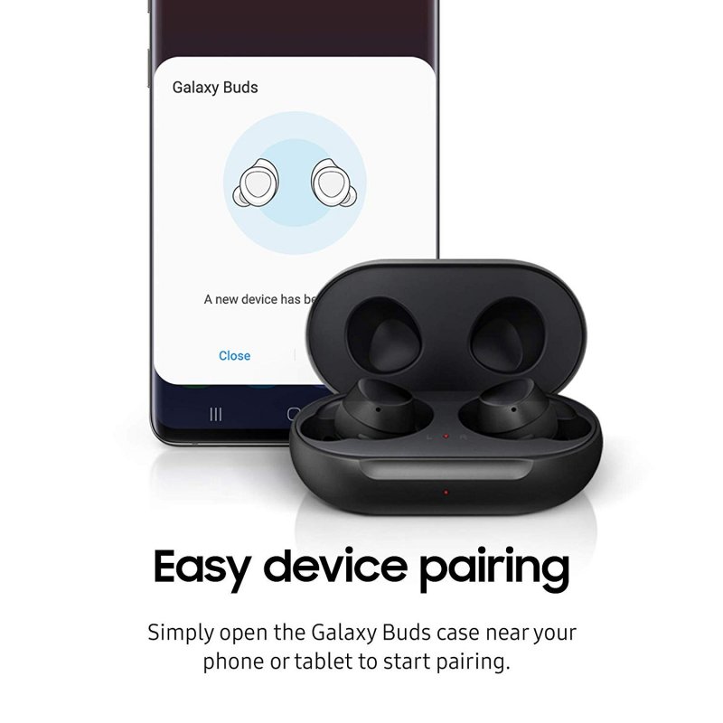 Samsung Galaxy Buds, Bluetooth True Wireless Earbuds (Wireless Charging Case Included), Silver - US Version with Warranty