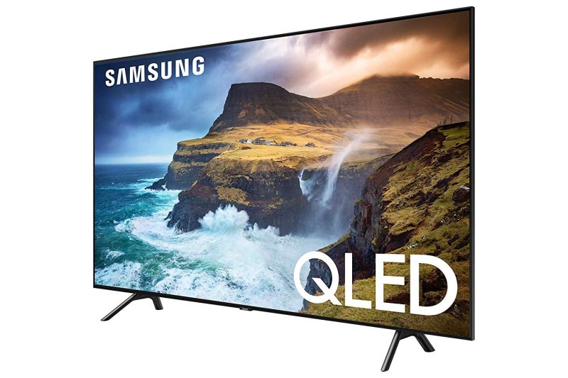 Samsung QN65Q70RAFXZA Flat 65-Inch QLED 4K Q70 Series Ultra HD Smart TV with HDR and Alexa Compatibility (2019 Model)