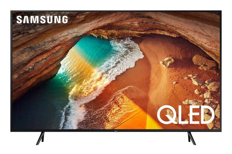 Samsung QN55Q60RAFXZA Flat 55-Inch QLED 4K Q60 Series Ultra HD Smart TV with HDR and Alexa Compatibility (2019 Model)