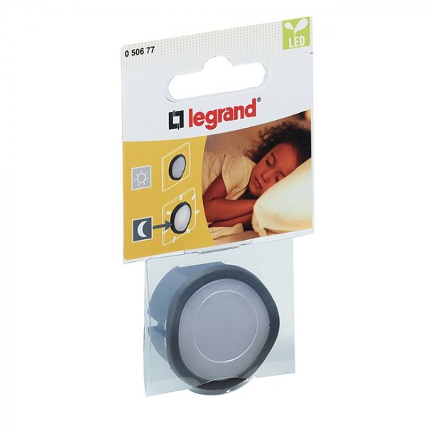 Ночник со светорегулятором черный - Legrand