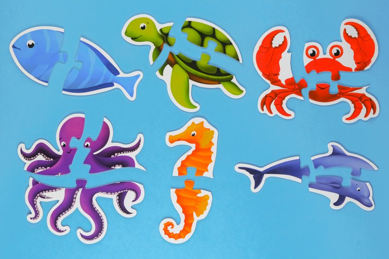 Զարգացնող խաղ «Իմ առաջին փազլը - Ծովային կենդանիներ»