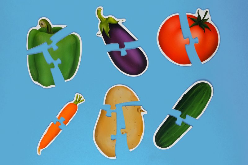 Զարգացնող խաղ «Իմ առաջին փազլը - Բանջարեղեն»